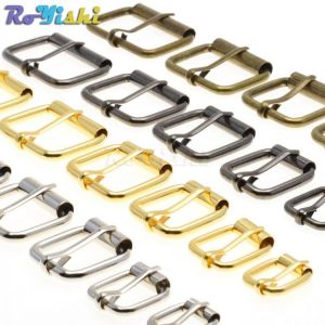 5 teile/paket Metall Draht Gebildet Halbe Einzel Roller Gürtel Schnallen für Hand Tasche Schuh StrapRectangle Ring Leder Handwer