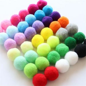COSPLAY HEAVEN Sewing tools & accessories Fluffy Weichen Pompom Plüsch Pom Poms Ball 8mm 10mm 15mm 20mm 25mm 30mm Pompones DIY Handarbeit Nähen Handwerk Kinder Spielzeug 