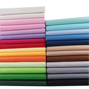 Halben Meter Plain Farbe 100% Baumwolle Stoff für Kleidung Baby Kleider Nähen Bett Blatt Krippe Kissen Abdeckung DIY Nähen Tuch