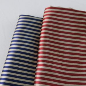 1 meter x 1,48 meter tiefe blau rot gestreiften diy material weiche polyester satin stoffe auskleidungen