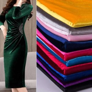 COSPLAY HEAVEN Basic/Solid color fabrics Samt Stoff Glossy Tuch 50*155cm Seidige Stretchy Qualifizierte Kleid Kleidung Luxus Weiche DIY Handwerk Zubehör