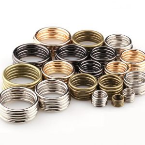 20 teile/los 20mm   35mm Bronze Silber Schwarz Gold Kreis O Ring Verbindung Legierung Metall Schuhe Taschen Gürtel schnallen DIY 