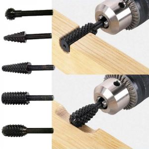 COSPLAY HEAVEN Crafting Tools & Accessories Praktische 5PCS 1/4 ''Schaft DIY Bohrer Set Zimmerei Schneiden Werkzeuge Für Allgemeine Gebäude & Engineering Power 