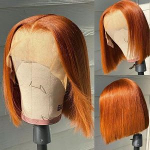 Kurze Bob Perücke Ombre Spitze Vorne Perücken Für Schwarze Frauen Brasilianische Menschenhaar Highlight Perücke Bob Spitze Ver