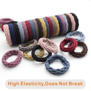 10 Teile/satz Mode Koreanische Elastische Haar Bands Für frauen Hohe Elastische Haar Kreis Haar Seil Haar Zubehör Headwear Kopfs