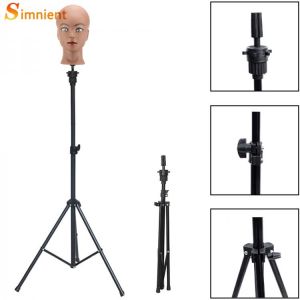 COSPLAY HEAVEN Accessories & Tools Simnient Adjustable Tripod Stand Holder Mannequin Head Tripod Hairdressing Training Head Holder Top Selling Hair Wig Stands Tool