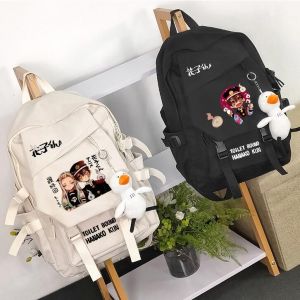 Anime Wc gebunden Jibaku Shounen Hanako Kun Rucksack Jugendliche Schul Studenten Buch Tasche Tasche Rucksäcke Für Gilrs Jungen