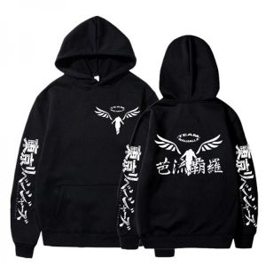 Gambar Valhalla Tokyo Revengers Hoodies Anime Cosplay Pullover Sweatshirts Casual Mode Gedruckt Hoodie Tops