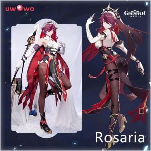 UWOWO Genshin Auswirkungen Rosaria Cosplay Spiel Anzug Kostüm Kleid Uniform Anime Spezielle Für Halloween Kostüme Für Frauen O
