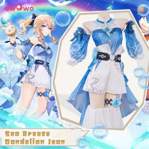 UWOWO Jean Cosplay Meer Brise Löwenzahn Heißer Spiel Genshin Auswirkungen Kostüm Badeanzug Ver Kostüme Outfit Sommer Sparkle