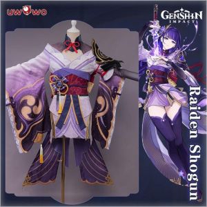 PRE SALE UWOWO Raiden Shogun Cosplay Baal Kostüm Spiel Genshin Auswirkungen Inazuma Für Karneval Halloween