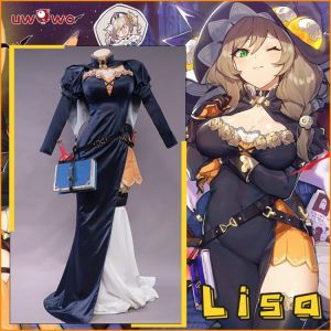 UWOWO Neue Lisa Cosplay Kostüm Spiel Genshin Auswirkungen Spezielle Für Karneval Halloween Weihnachten Festival Outfits