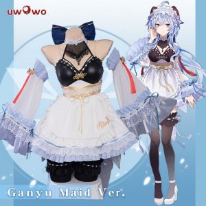 PRE SALE Exklusive Genehmigung UWOWO Ganyu Maid Ver. Cosplay Kostüm Spiel Genshin Auswirkungen Maid Kleid Für Mädchen Frauen We
