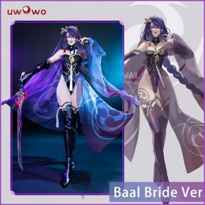 COSPLAY HEAVEN Genshin Impact other Versions PRE SALE Baal Cosplay Exklusive Genehmigung UWOWO X Ailish: Genshin Auswirkungen Fanart Braut Ver. Raiden Shogun Cosplay Kostüm