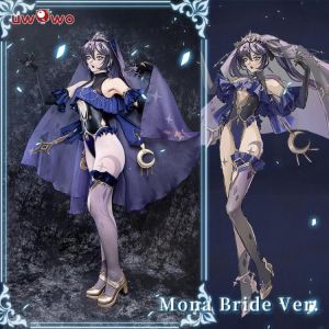 PRE SALE Exklusive Genehmigung Mona Braut Cosplay UWOWO X Ailish: Genshin Auswirkungen Fanart Ver. Mona Sexy Kostüm Für Frauen M