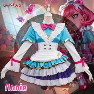 PRE SALE UWOWO Spiel League of Legends Cafe Cuties Annie Maid Cosplay Kostüm Für Frauen Mädchen Halloween Weihnachten