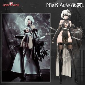 UWOWO × DISHWASHER1910 Nier: Automata 2B Cheongsam Fanart Ver. Cosplay Kostüm Exklusive Autorisierten Anzüge
