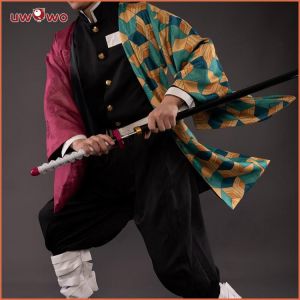 UWOWO Neue Design Dämon Slayer: Kimetsu keine Yaiba Giyuu Tomioka Cosplay Kostüm Dämon Slaying Corps Uniform Mann