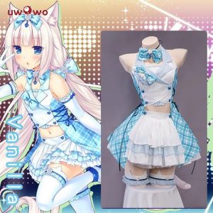 UWOWO NEKOPARA Vanille Cosplay Kostüm Neue Maid Kleid Idol Bühne Chocola Vanille Theater Kostüm Halloween Custom Outfit