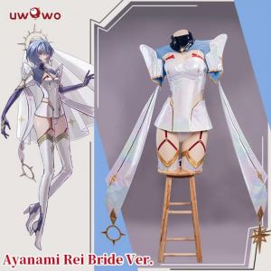 PRE SALE Rei Cosplay Exklusive Genehmigung UWOWO X Ailish: Evangelion Fanart Braut Ver. Rei Cosplay Kostüm