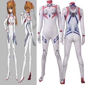 Halloween Anime Shin Gekijo ban Asuka Langley Soryu 02 Ayanami Rei Cosplay Kostüm EVA 4,0 Schluss Plugsuits Zentai Erwachsene kin