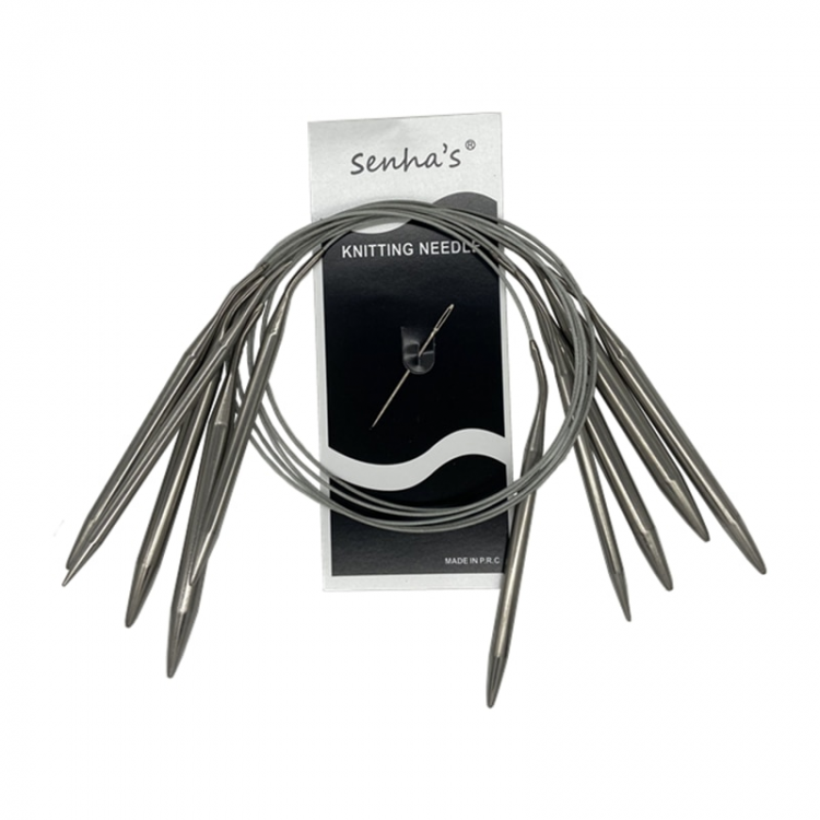 COSPLAY HEAVEN Sewing tools & accessories 1,5 10mm Edelstahl Circular Strick Nadeln Häkeln Nadeln Für Set von Stricken haken DIY Weben Pins Nadel handwerk Werkzeuge
