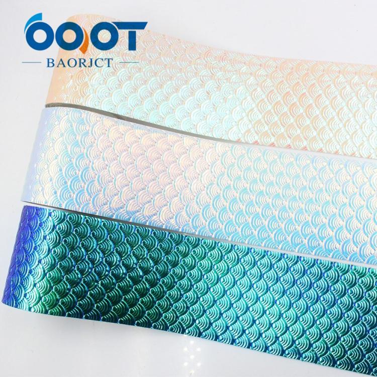 COSPLAY HEAVEN Elastic bands & Patches OOOT BAORJCT I 19517 129 75mm Bunte gradienten meerjungfrau shiny waagen band, DIY Hairbows Zubehör Hochzeit Party Dekoration 2y