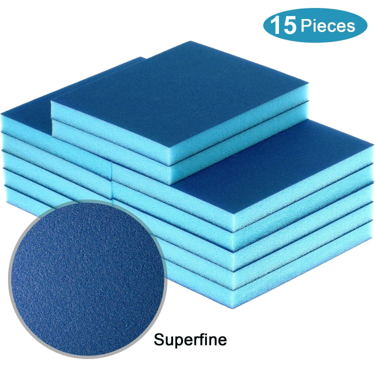 COSPLAY HEAVEN Crafting Tools & Accessories 100 240grit Polieren Schleif Schwamm Block Pad Schleifpapier Sortiert Schleif Werkzeug Zufällige Farbe 120*100*12mm